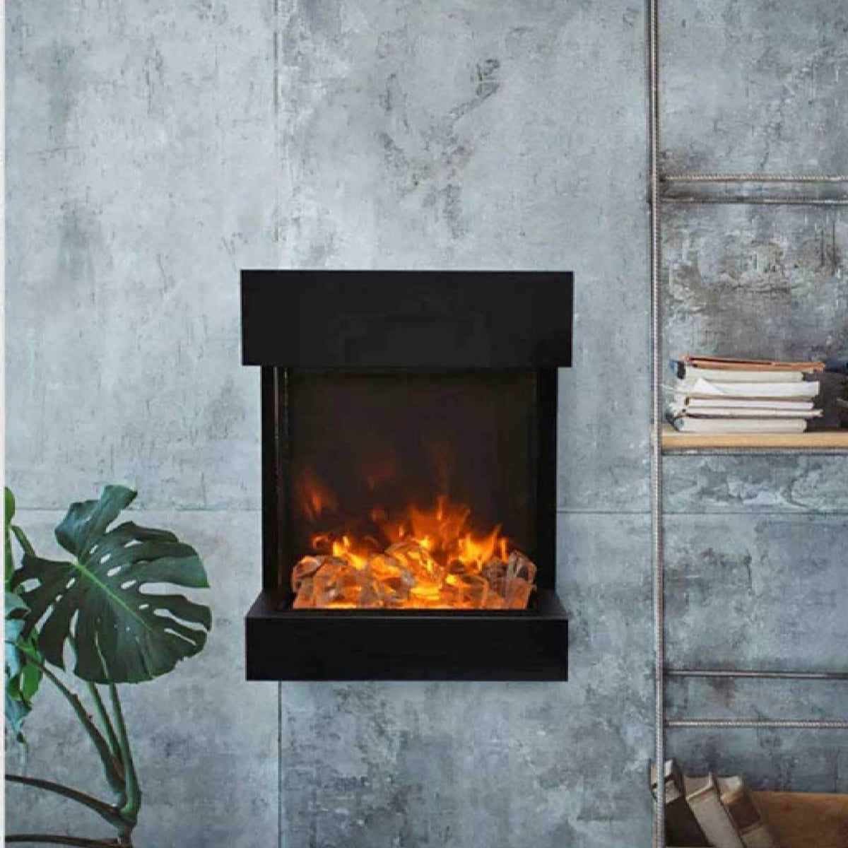 Amantii Cube 2025WM Freestanding Electric Fireplace [CUBE-2025WM] (SAK16508)