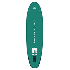 Aqua Marina Breeze Green Compact Inflatable SUP With Drop Stitch Light Technology, 9FT [BT-23BRP] (SAK68745)