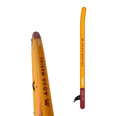 Aqua Marina Fusion Premium All-Around SUP W/ Durable PVC Rail Layers & Grooved EVA Footpad,  10FT [BT-23FUP] (SAK37195)