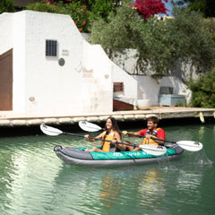 Aqua Marina Laxo 320 2-Person Recreational Kayak With High-Back Seat And Adjustable Cargo Bungee, 10FT [LA-320] (SAK01396)