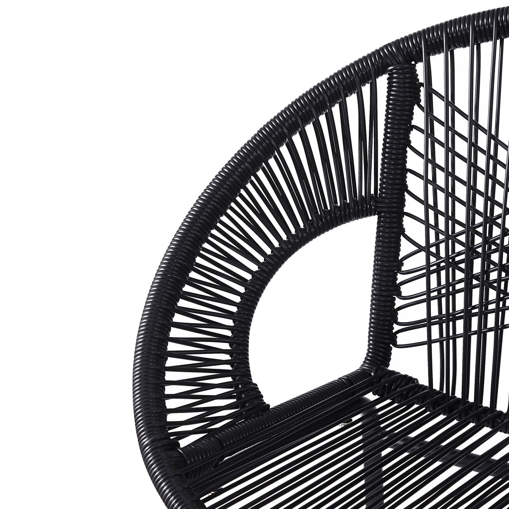 Outdoor Patio Barstool Set Weather Resistant