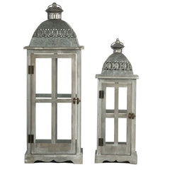 Wooden Candle Lantern Decorative, Hurricane Lantern Holder Decor