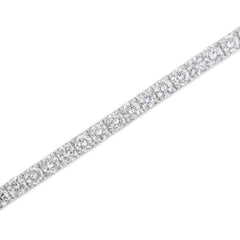 IGI Certified 5.0 Cttw Cut Diamond 14K White Gold Classic 7â€ Tennis Bracelet (H-I Color, I1-I2 Clarity)