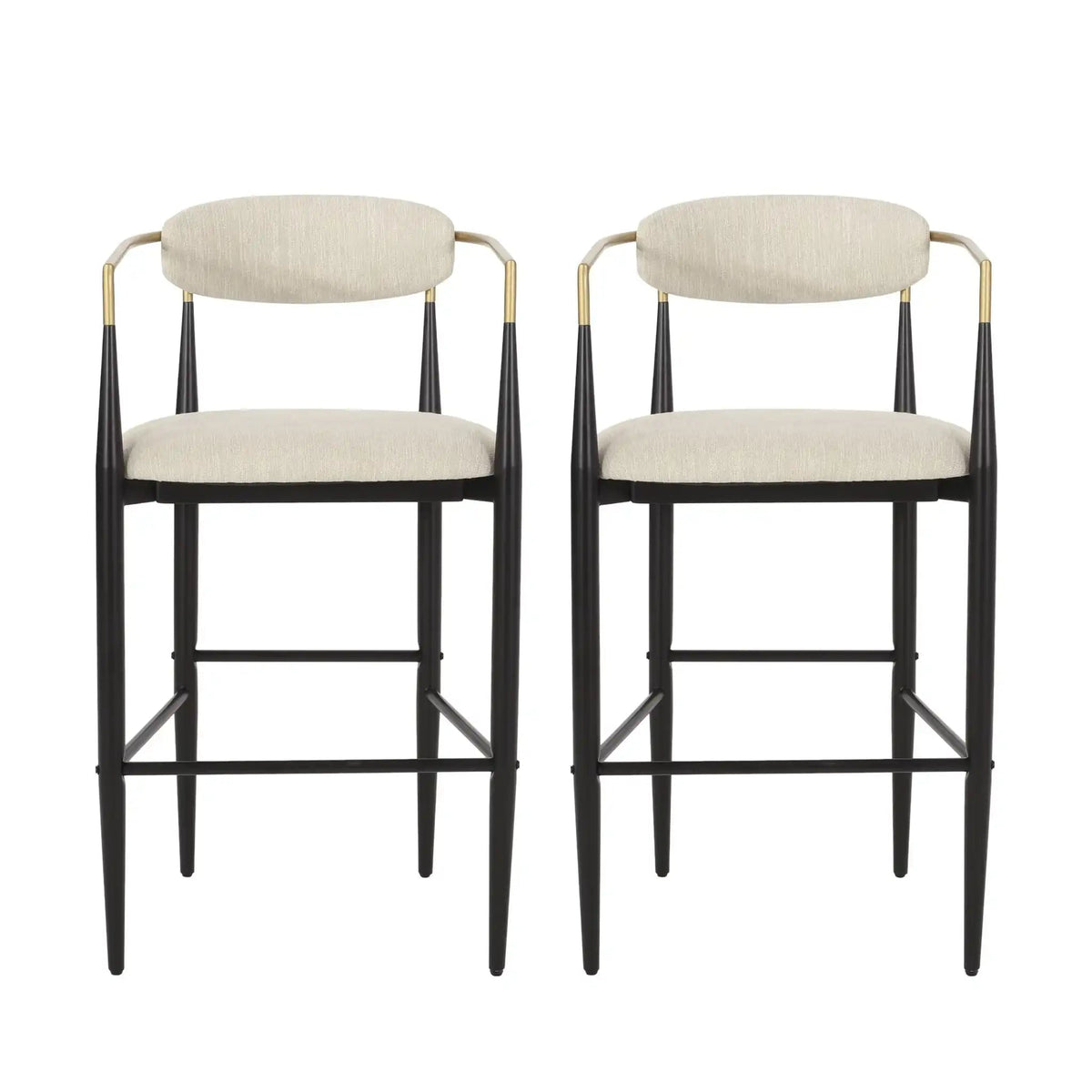 Counter Height Upholstered Barstools (Set of 2)