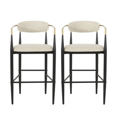 Counter Height Upholstered Barstools (Set of 2)