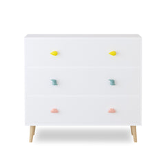 3 Drawer Dresser, Storage Cabinet With Anti Tip Safety