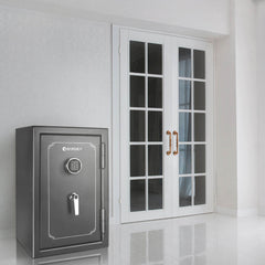 Barska 4.39 CF Heavy-Duty Steel Fireproof Safe Vault With Digital Keypad (SAK51786)