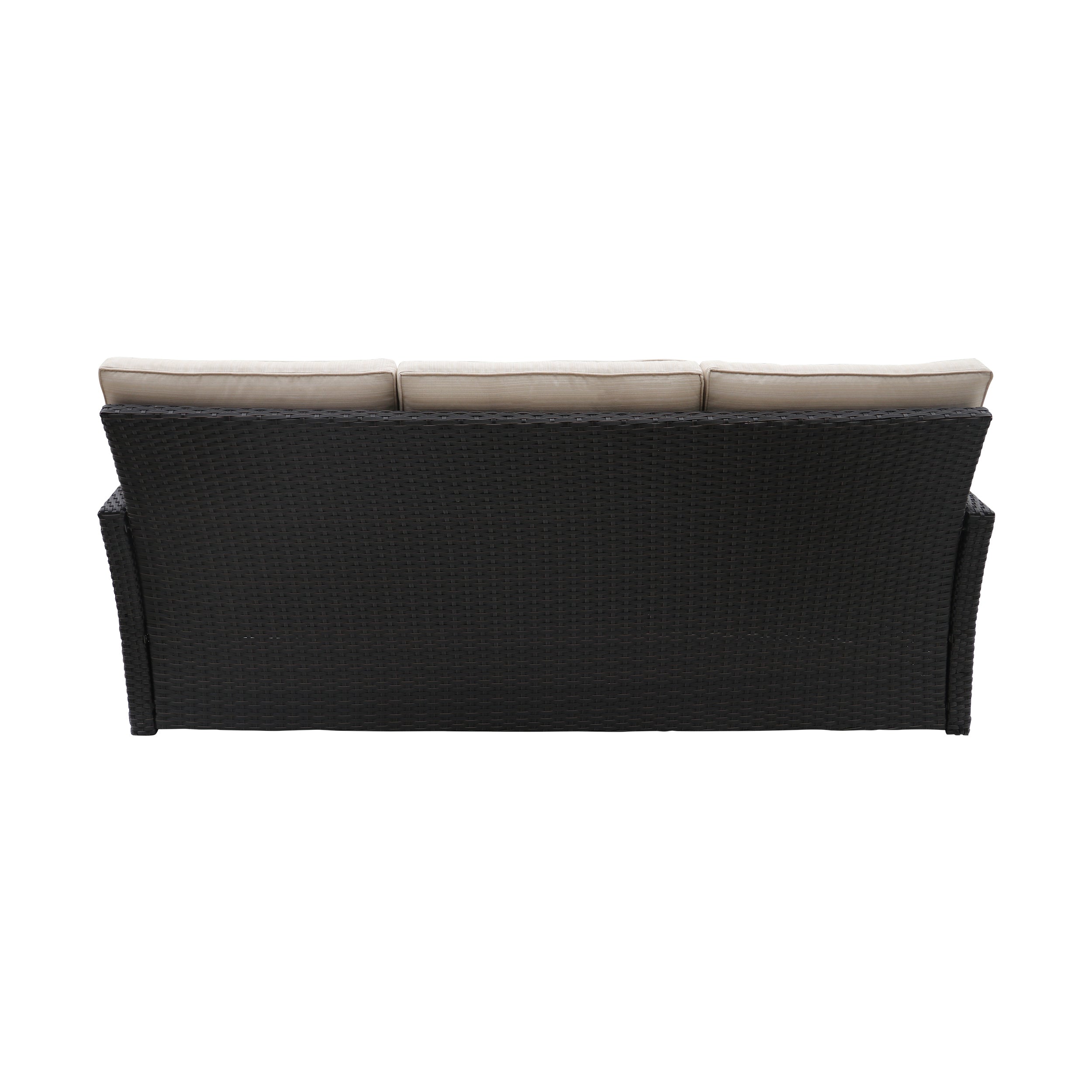 The All-Weather Steel-Framed Three-Seater Patio Sofa