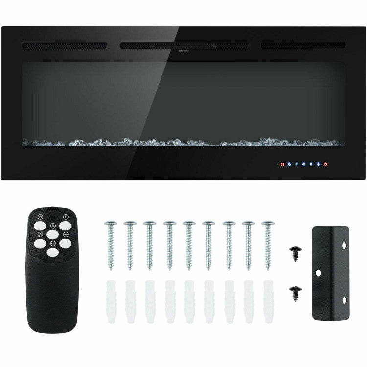 50" Electric Fireplace – Wall Mounted