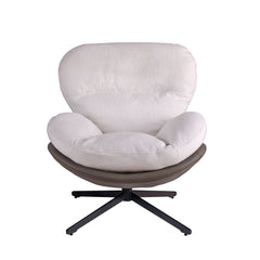 360° Swivel Office Chair, No Wheels