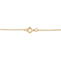 10K Yellow Flashed .925 Sterling Silver 1/4 Cttw Champagne Diamond Filigree Cross Pendant Necklace (K-L Color, I1-I2 Clarity) - 18"