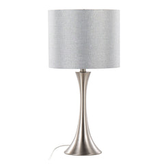Lenuxe 24" Contemporary Metal Table Lamp Set