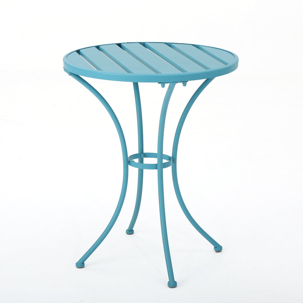 Yearn 3-Piece Bistro Set with Table and 2 Chairs, Blue