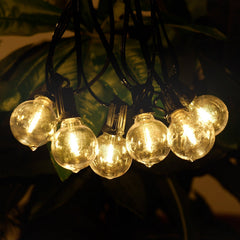 197FT LED Outdoor String Lights with 100 Shatterproof Bulbs