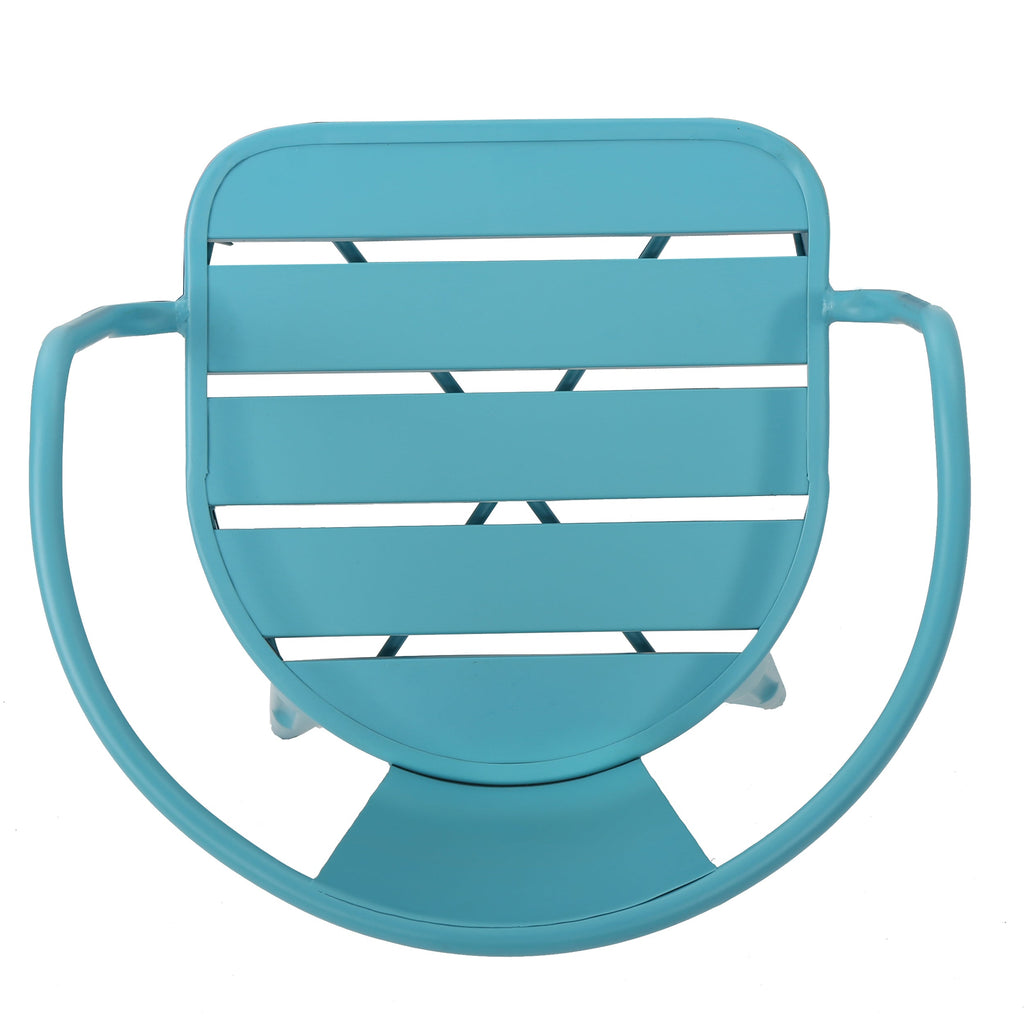Yearn 3-Piece Bistro Set with Table and 2 Chairs, Blue