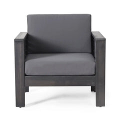 Slat Design Club Chairs With Cushions