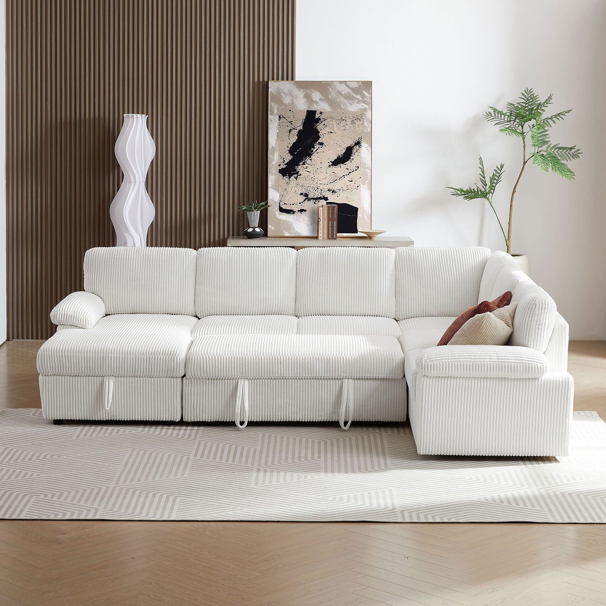oversized modular sofa with storage