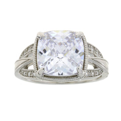 Cubic Zirconium Ring Sterling Silver