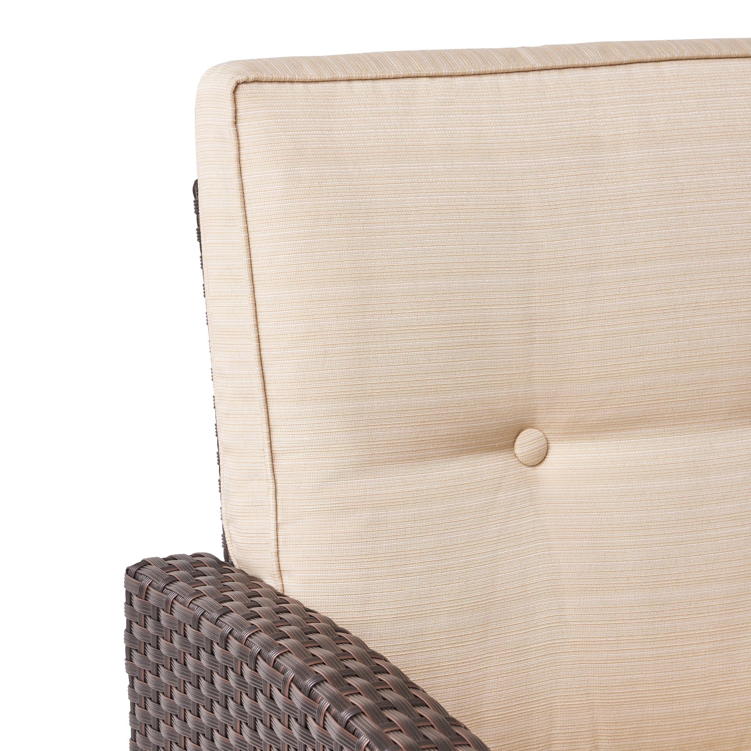 The All-Weather Steel-Framed Three-Seater Patio Sofa