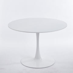 Mid-Century Tulip Dining Table With Round Top
