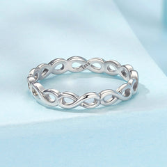 925 Sterling Silver Oxidized Rings Size 6 for Women