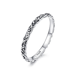 925 Sterling Silver Size 6.0 Ring for Women