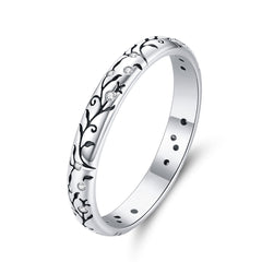 925 Sterling Silver Ring - Size 6.0 - Stylish Minimalist Design for Women