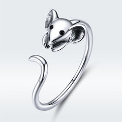 S925 Oxidized Silver Ring