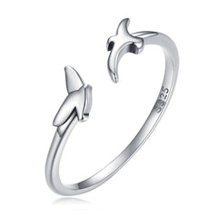 S925 Oxidized Silver 0.15cm Ring