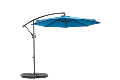 10ft Offset Hanging Market Patio Umbrella with Easy Tilt Adjustment