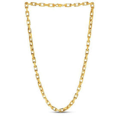 14k Yellow Gold French Cable Link Chain (6.10 mm)