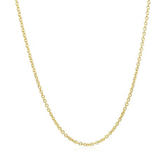 14k Yellow Gold Forsantina Lite Cable Link Chain 1.5mm