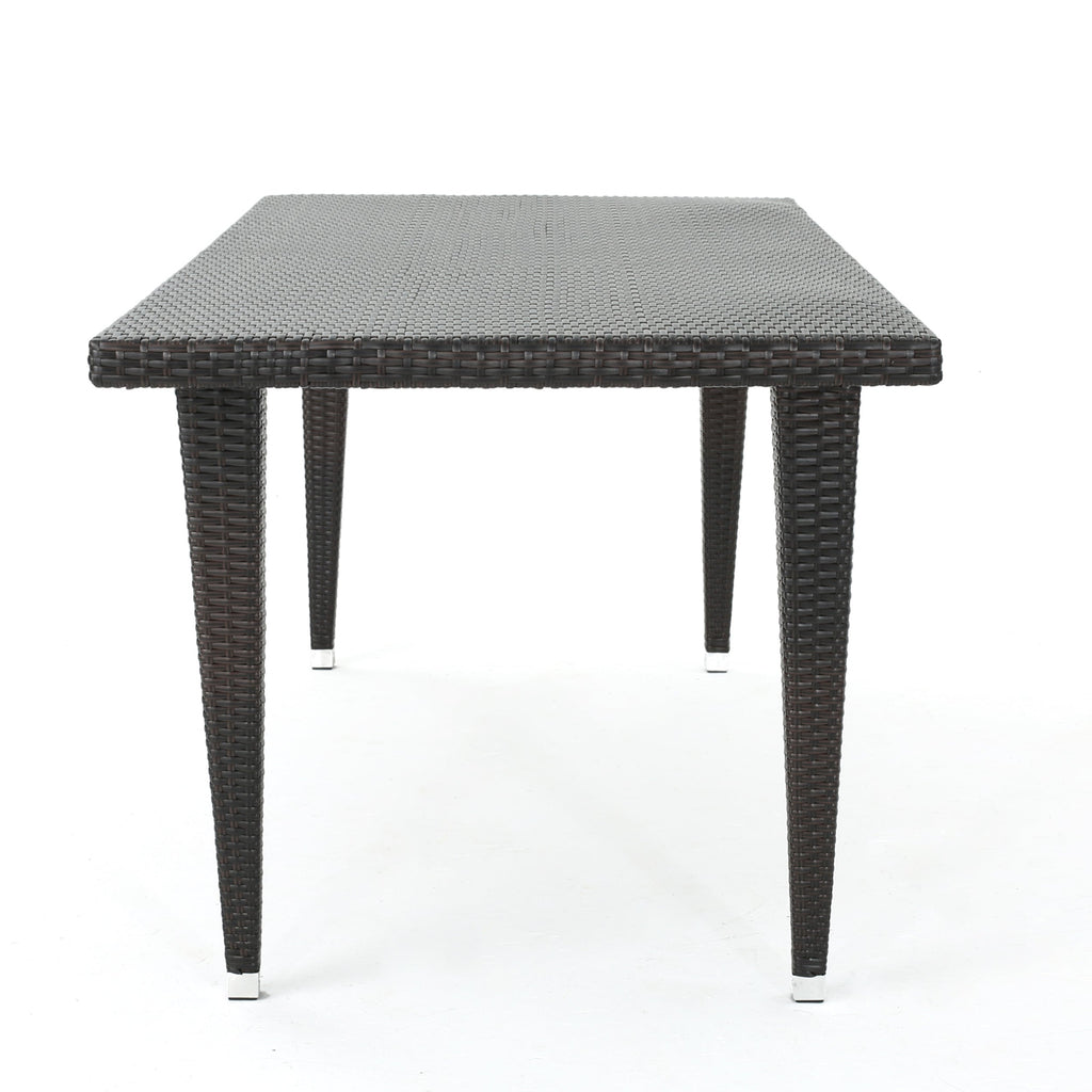 9-Piece Outdoor Wicker Dining Set for Patio