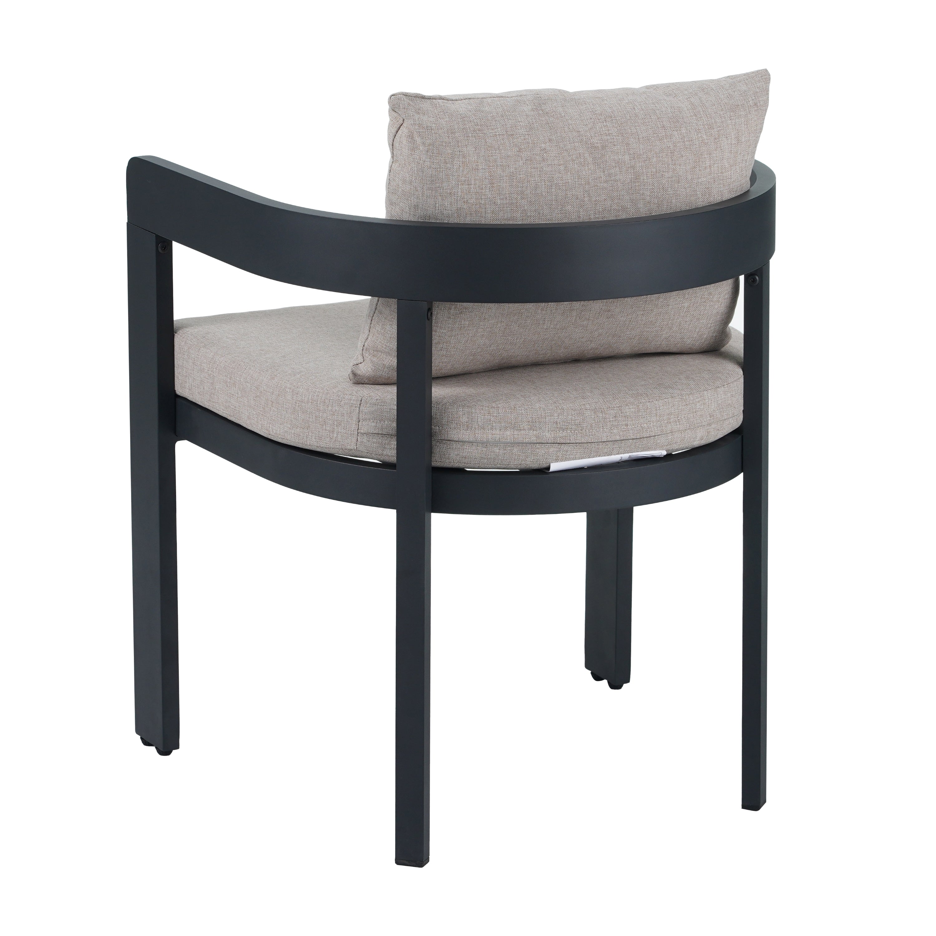 Outdoor Patio 7PCS Dining Set with Aluminum Chairs and Acacia Wood Table