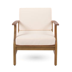 The Aurland™ Slatted Acacia Club Chair (Set of 2)
