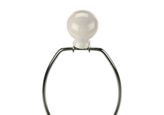 Contemporary 33"h Table Lamp with Ivory Shade and Cream Ceramic Base