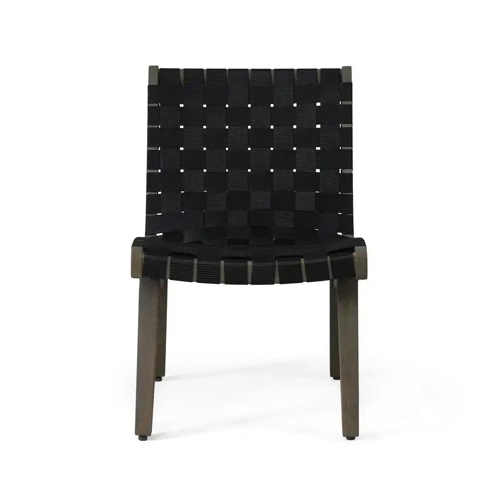 Outdoor 3 Piece Rope Weave Patio Seating Set