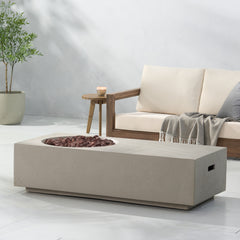 Rectangle 14.75' MGO Fire Pit - 50,000 BTU