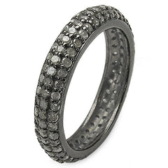 1.40 Carat Genuine TLB Diamond .925 Sterling Silver Ring