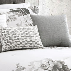 Ridgely 7 Pc Watercolor Black and White Floral Comforter Set