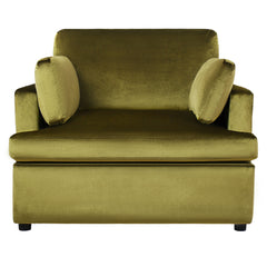 Mirod Oversized Velvet Accent Chair with Armrest Cushions