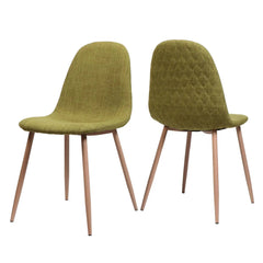 Elegant Dining Chair Set With Fabric