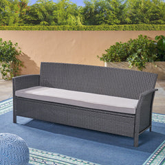 St Lucia Three-Seater Outdoor Woven Sofa