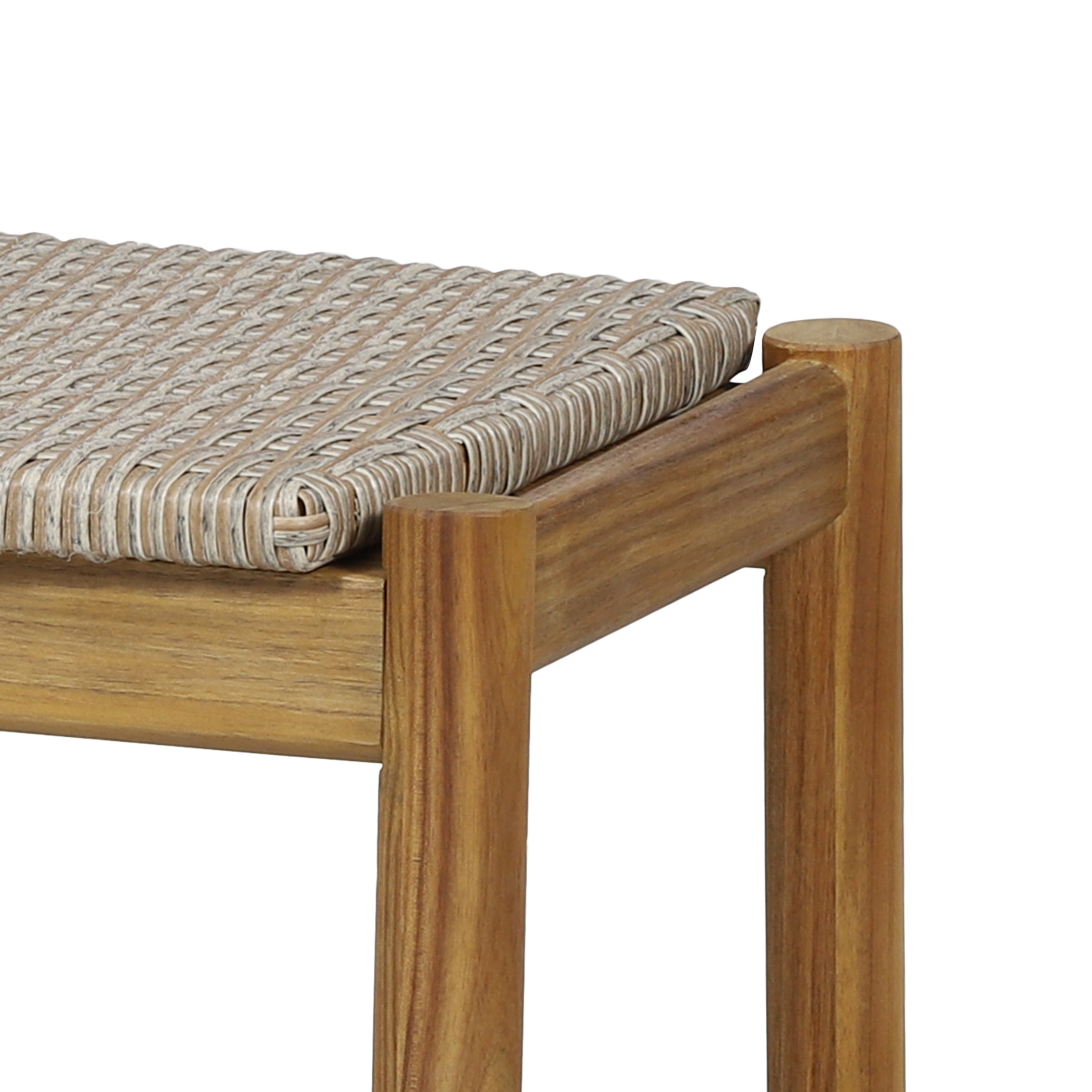 Acacia Wood 3 Seater Bench Outdoor Patio