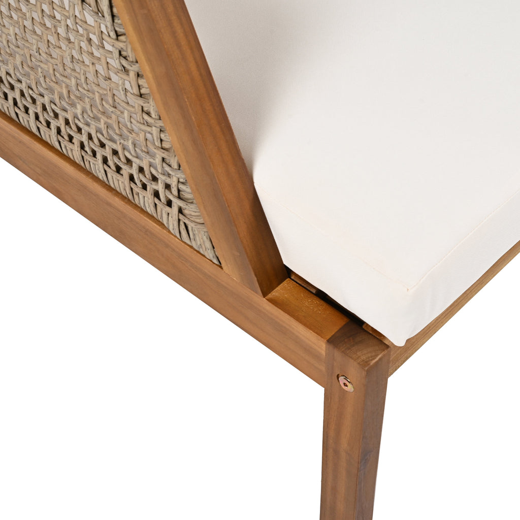 Acacia Wood Patio Furniture Club Chair