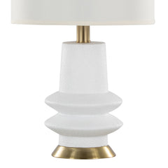 contemporary polyresin table lamp set