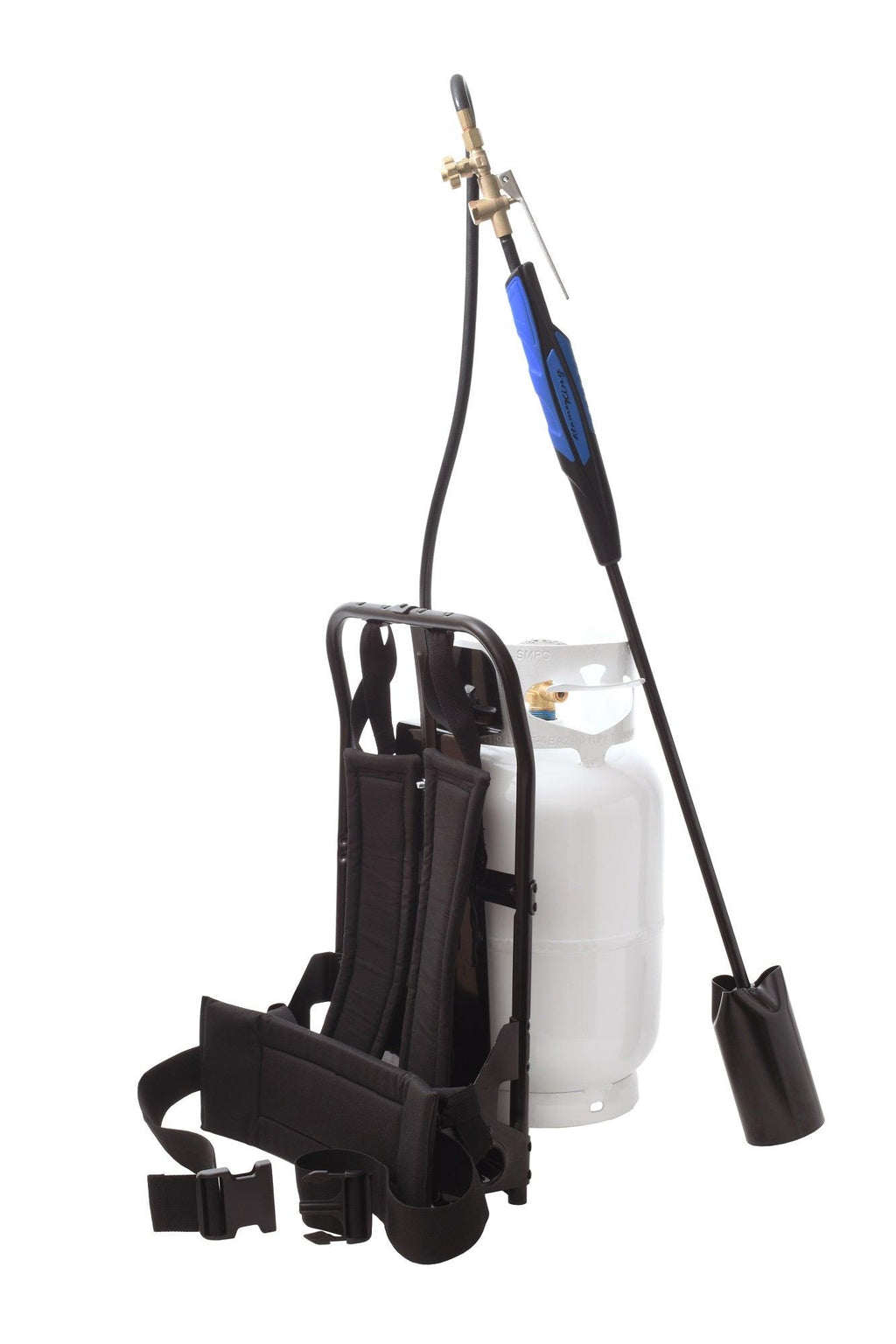 Flame King Metal Alice Frame Backpack Carrier for 10LB Propane Cylinder and Weed Torch