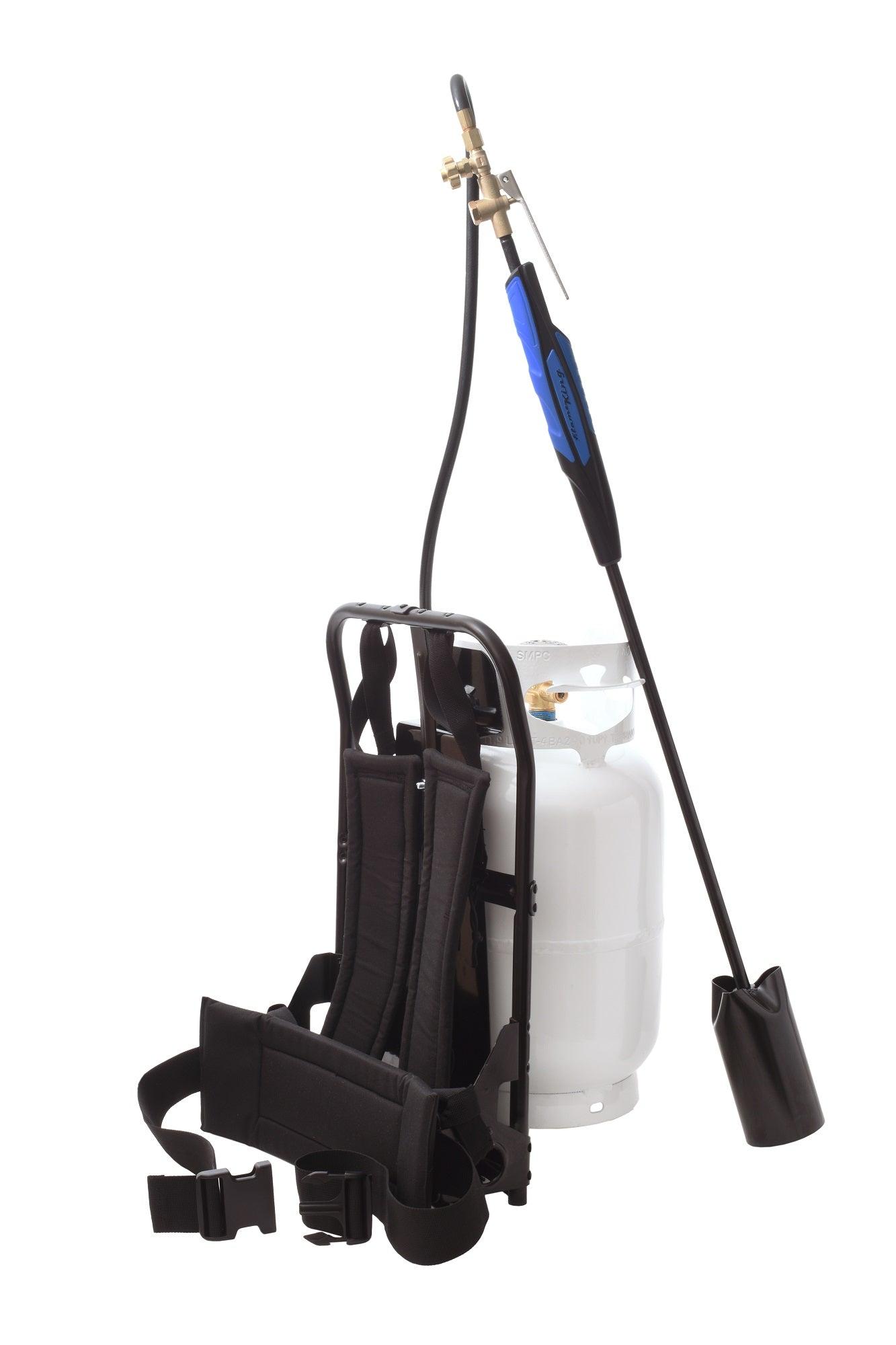 Flame King Metal Alice Frame Backpack Carrier for 10LB Propane Cylinder and Weed Torch