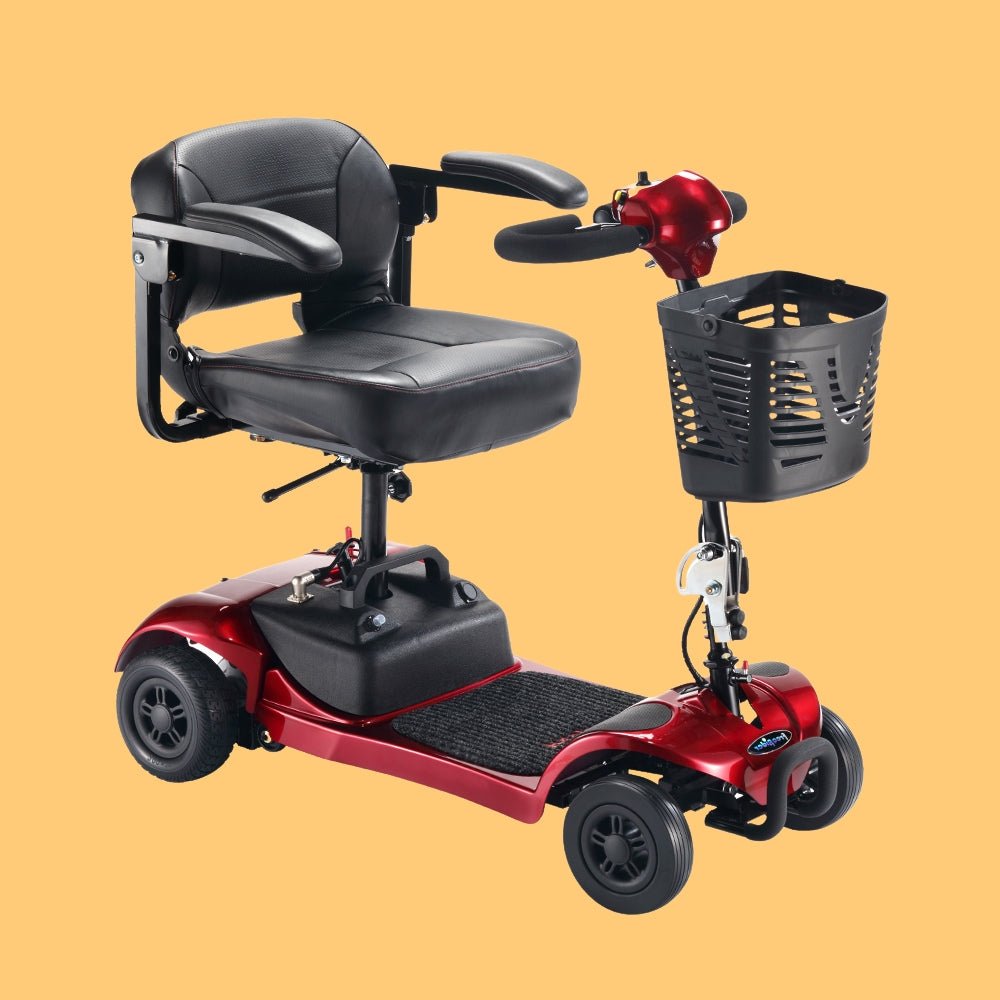 Freerider USA Ascot 4 Advanced Electric Lightweight 4-Wheel Mobility Scooter, 325LBS (SAK96815)