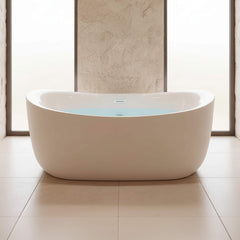 Nuvia Verano Freestanding Whirlpool Air Bubble LED Massage Bathtub (SAK47639)